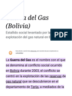 Guerra Del Gas (Bolivia) - Wikipedia, La Enciclopedia Libre