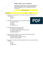 Excavator Test Scris