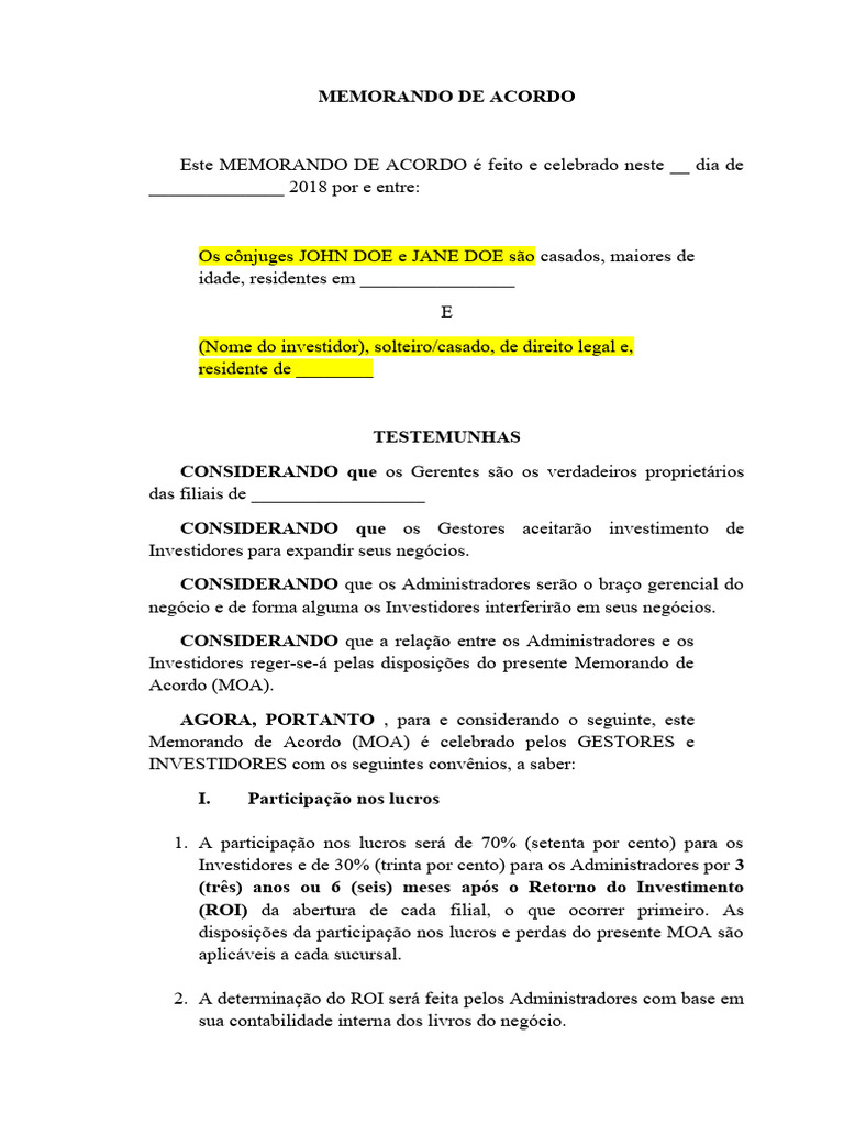 memorando-de-acordo-para-investimento-pdf-arbitragem-investimentos