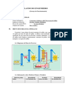 Amostra de Relatório de Engenharia de Pto