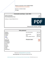 Récapitulatif de Commande Numérique