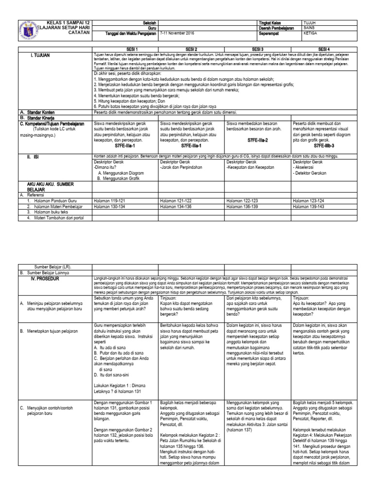 DLL Kelas 7 Kuartal 3 Diedit PDF