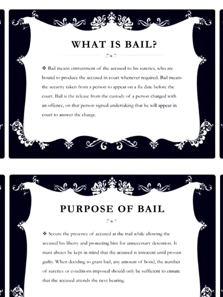 Bail CRPC | PDF