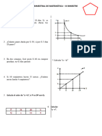 Evaluación Matemática Iii Bimestre