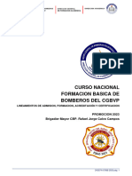 Lineamientos Del Curso Formacion Basica de Bomberos 2023