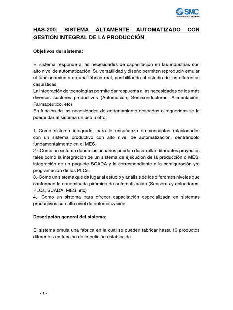 Sistema HAS-200: Etiquetas y Códigos de Barras | PDF