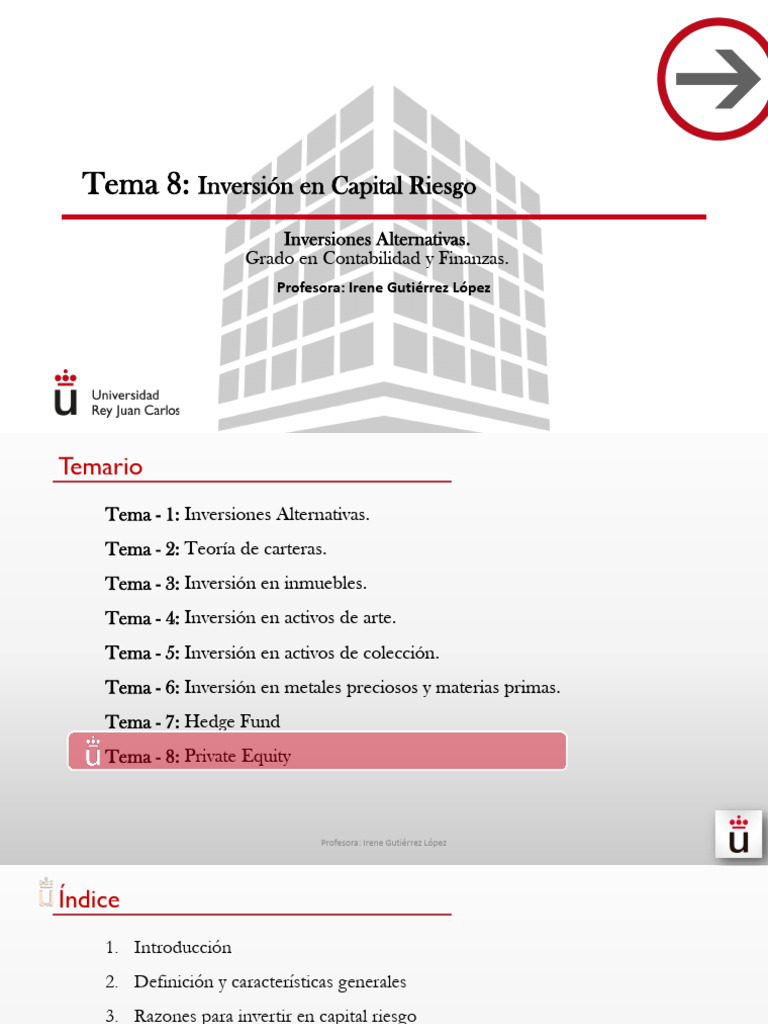 Inversión en Capital Riesgo y Emprendimiento | PDF | Capital de riesgo ...
