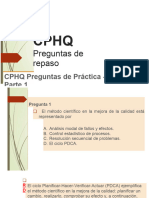 Preguntas de Práctica Del CPHQ, Parte 1