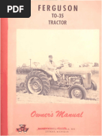 Peaceful Creek Quality Printed Manual Set For Massey Ferguson TO 35 & 50 Tractor - Service & Operator