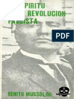 El Espíritu de La Revolución Fascista - Benito Mussolini