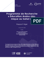 Programme de Recherche Education Arabo-Isla-mique Au Sahel