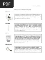 Laboratory Apparatuses