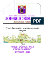 Projet Éducatif Environnemental Intégré 2022