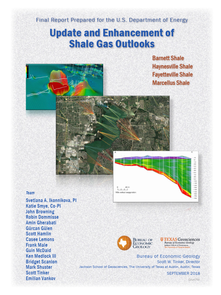 Svetlana 2019 Final Report On Update and Enhancement of Shale Gas ...