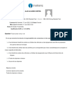 Test de Norme de Conduite MEL 2022 - Examen de La Tentative3