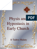 Physis and Hypostasis in Early Church - FR Tadros Malaty 1