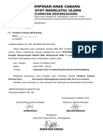 Undangan Pembina Ranting Fatayat