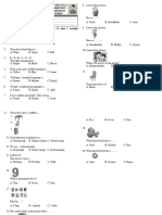 Soal PTS Bahasa Inggris Kelas 2