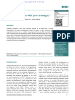 A Case of Gallstone With Prostatomegaly