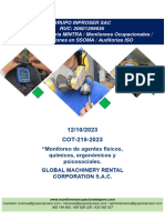 Cot-218-2023 - Monitoreo Ocupacional - Global Machinery Rental Corporation S.A.C.