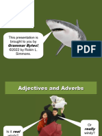 Adjectives Adverbs