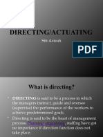 Directing Actuating