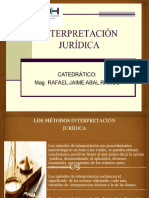 Metodos de Interpretacion Juridica