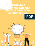 Informasi Cabang Lomba Bulan Bahasa Tahun 2023