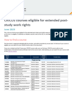 List of courses eligible for extended post-study work rights_With150