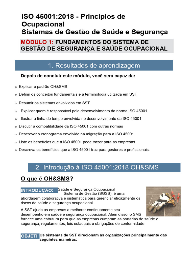 Curso Iso 45001-2018 PDF | PDF