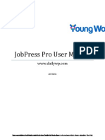 Job Press Pro User Manual