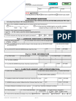 Blank Wage Claim Form