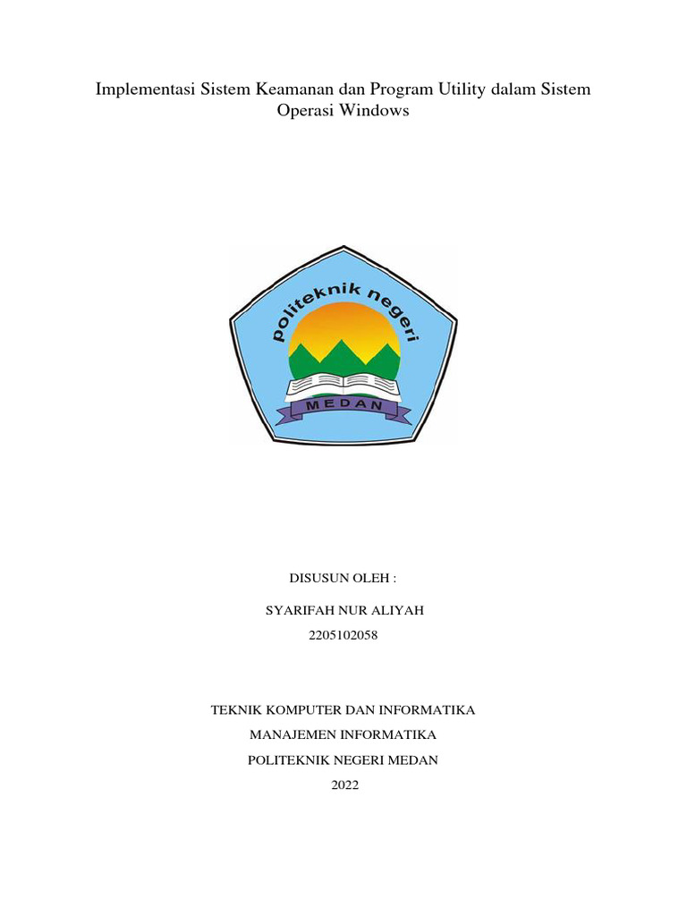 Makalah implementasi sistem keamanan dan program utility dalam sistem