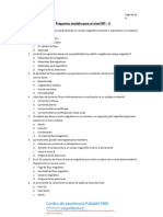 Nivel de Prueba de Partículas Magnéticas ASNT - II Preguntas y Respuestas