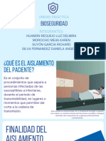 Aislamiento Del Paciente - Bioseguiridad PDF
