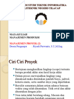 Manajemen Proyek (Lanjutan)