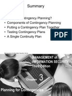 Chapter 3 - Planning For Contingencies