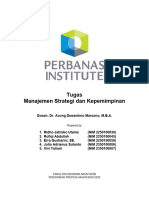Tugas Manajemen Strategi Dan Kepemimpinan: Dosen: Dr. Acong Dewantoro Marsono, M.B.A