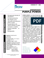 Purple Power Degreaser TDS CT-366 (Spanish)