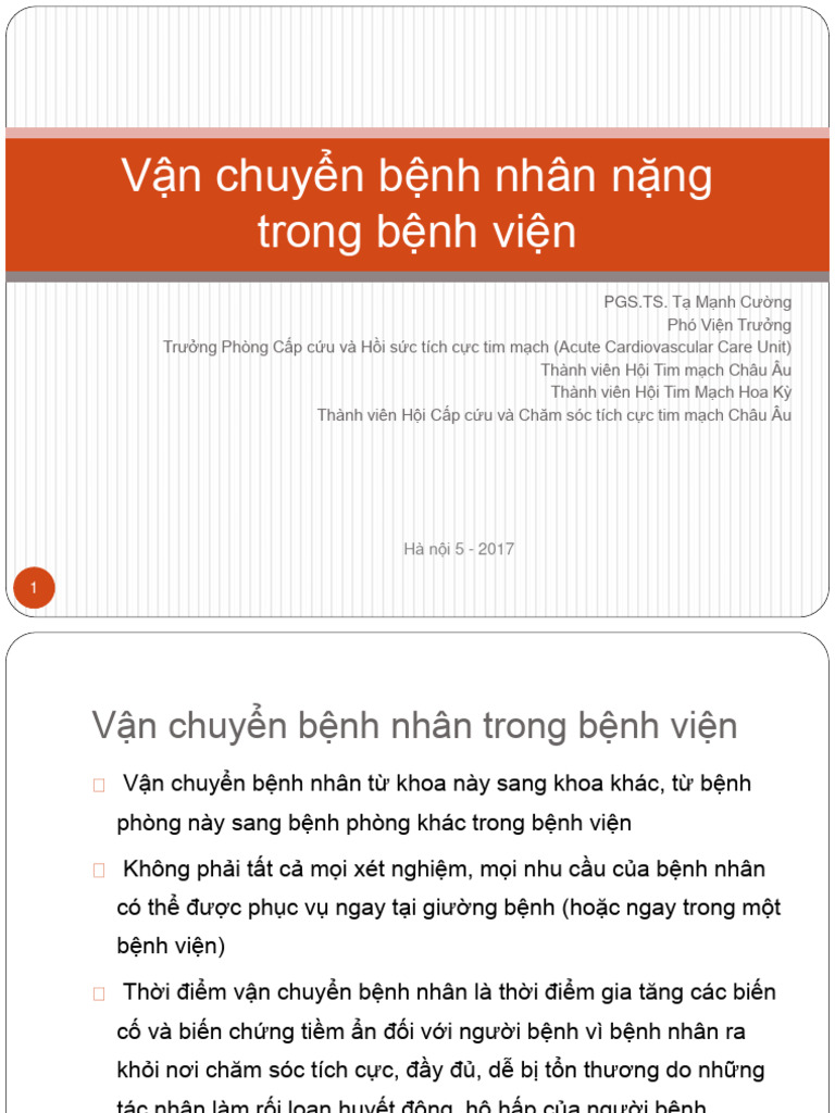 Van Chuyen Benh Nhan Nang | PDF