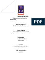 Implementación de La Estrategia de Bkash.