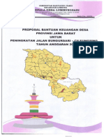 Proposal Peningkatan Jalan Bungursari-Cileungsing Kec Lumbung - Ds. Lumbungsari