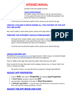 Appsheet Manual