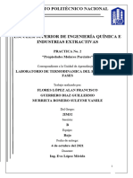 Instituto Politécnico Nacional: Practica No. 2 "Propiedades Molares Parciales"