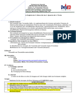 Unterrichtsplan Für Englisch Der 9. Klasse Für Das 3. Quartal