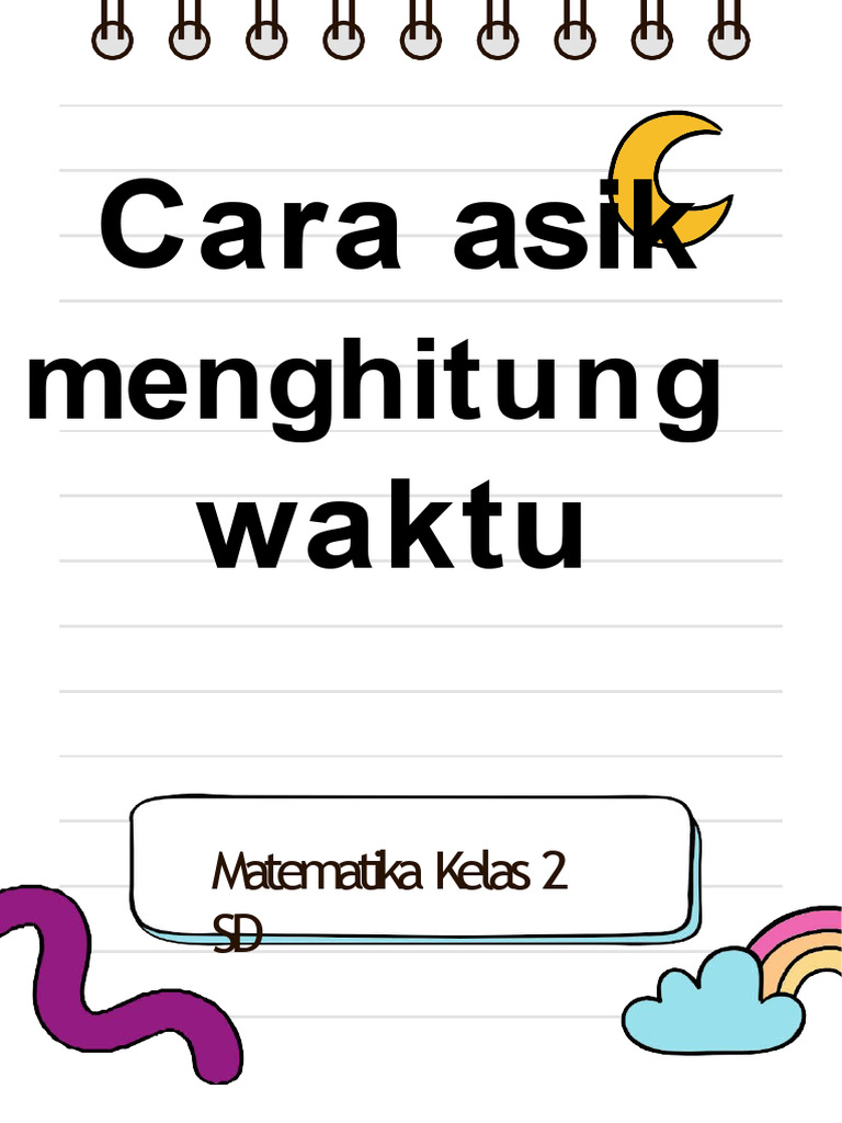 Menghitung Durasi Waktu Kelas 2 SD | PDF