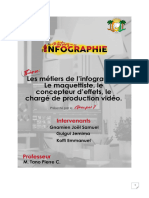 Exposé Les Métiers de L'infographie