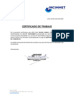 Certificado de Trabajo TBM 2022.06-16