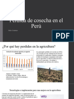 Perdida de Cosecha en El Perú