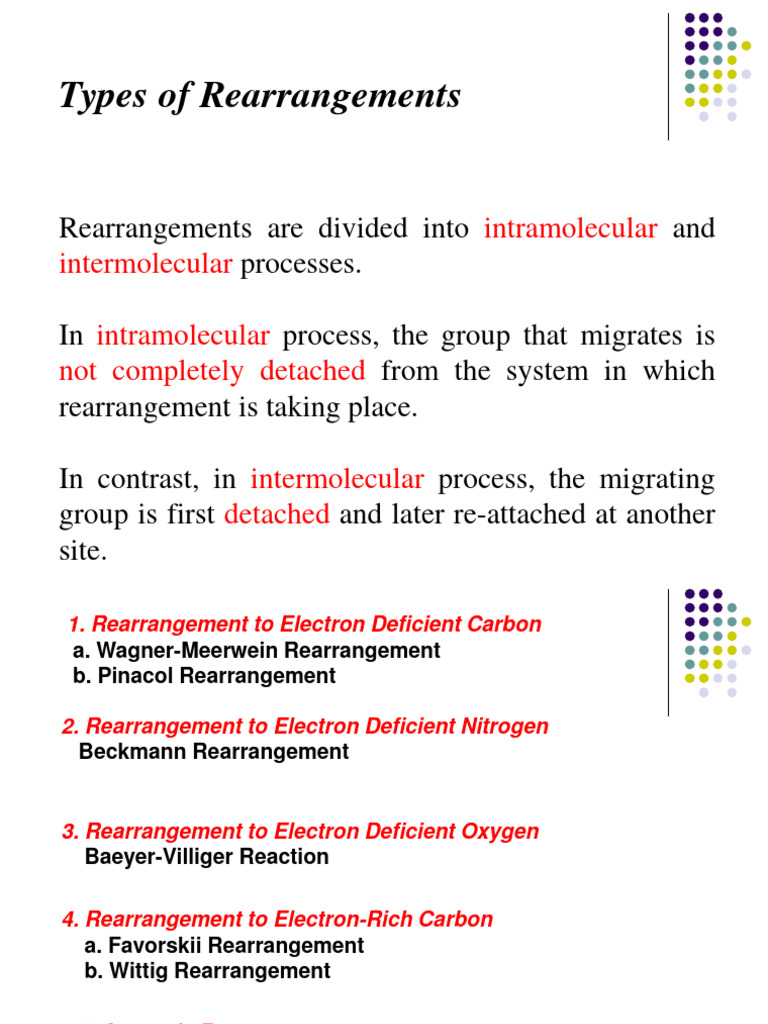 Rearrangement | PDF